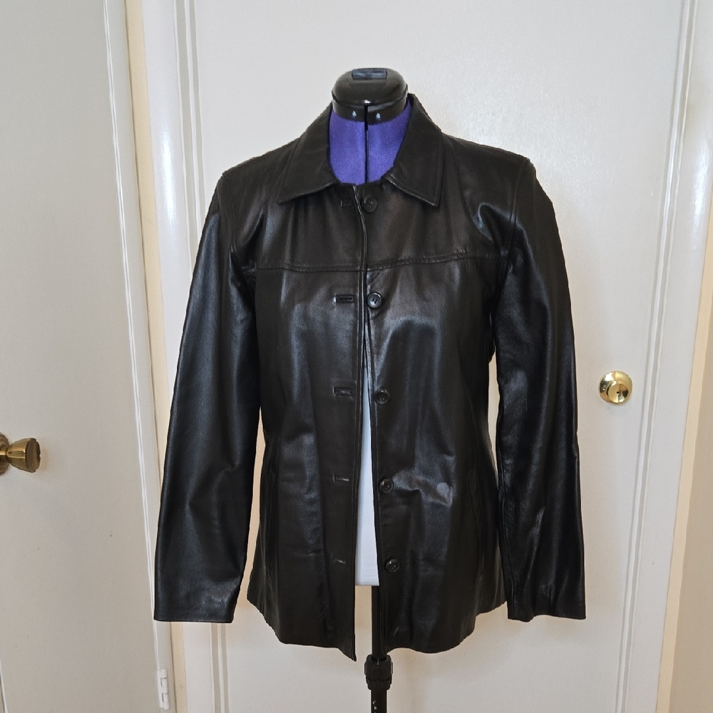 Classic Black Leather Jacket